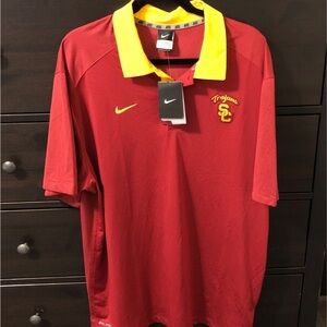 USC Nike Coach Polo Shirt XXL new with tag